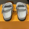 ルイヴィトン 靴 LV Bom Dia フラット コンフォート ミュール lv303358 グレー N品 ヴィトン サンダル レディース - 画像 (2)