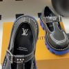 ルイヴィトン 靴 LV チェッカー メリージェーン 男女兼用のローファー lv303359 ブラック N品 ルイヴィトン レディースシューズ - 画像 (5)