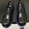 ルイヴィトン 靴 LV チェッカー メリージェーン 男女兼用のローファー lv303360 ブラック N品 厚底 ローファー 歩きやすい ブランド - 画像 (9)