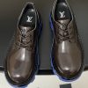 ルイヴィトン 靴 LV チェッカー メリージェーン 男女兼用のローファー lv303361 ブラウン N品 厚底 ローファー 歩きやすい ブランド - 画像 (9)