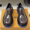ルイヴィトン 靴 LV チェッカー メリージェーン 男女兼用のローファー lv303361 ブラウン N品 厚底 ローファー 歩きやすい ブランド - 画像 (6)