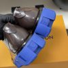 ルイヴィトン 靴 LV チェッカー メリージェーン 男女兼用のローファー lv303361 ブラウン N品 厚底 ローファー 歩きやすい ブランド - 画像 (2)