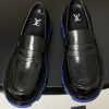 ルイヴィトン 靴 LV チェッカー メリージェーン 男女兼用のローファー lv303362 ブラック N品 ローファー レディース 厚底 - 画像 (9)