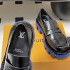 ルイヴィトン 靴 LV チェッカー メリージェーン 男女兼用のローファー lv303362 ブラック N品 ローファー レディース 厚底 - 画像 (5)