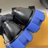 ルイヴィトン 靴 LV チェッカー メリージェーン 男女兼用のローファー lv303362 ブラック N品 ローファー レディース 厚底 - 画像 (2)