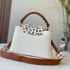 ルイヴィトン カプシーヌ MM lv301364 ホワイト レディース N品 ルイヴィトン カプシーヌ 人気 - 画像 (7)