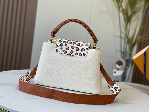 ルイヴィトン カプシーヌ MM lv301364 ホワイト レディース N品 ルイヴィトン カプシーヌ 人気 - 画像 (7)