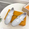 ルイヴィトン 靴 LV パンプス ロミー バレリーナ バレエシューズ 2025 新作 lv303364 ホワイト N品 ルイヴィトン バレリーナ - 画像 (6)