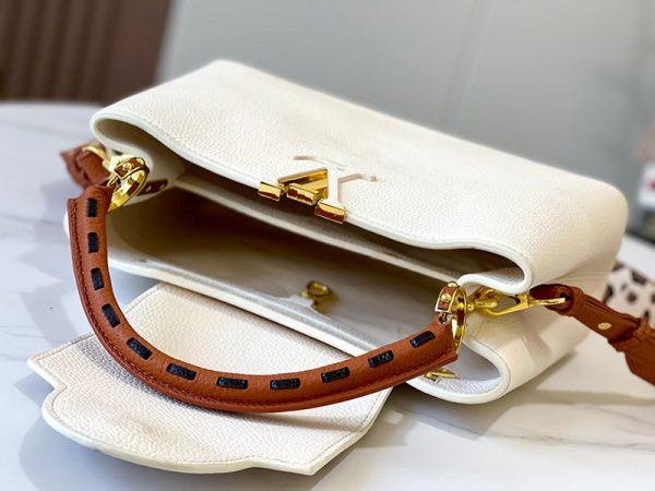 ルイヴィトン カプシーヌ MM lv301364 ホワイト レディース N品 ルイヴィトン カプシーヌ 人気 - 画像 (3)
