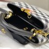 ルイヴィトン カプシーヌ BB レオパード ショルダーバッグ M20716 ホワイト/ブラック N品 ヴィシーチェック - 画像 (3)