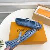 ルイヴィトン 靴 LV パンプス ロミー バレリーナ バレエシューズ 2025 新作 lv303366 ブルー N品 ルイヴィトン バレリーナ - 画像 (9)