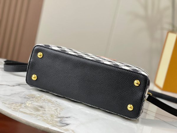 ルイヴィトン カプシーヌ MM M20717 ホワイト/ブラック レディース ショルダーバッグ N品 - 画像 (7)