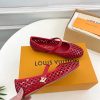 ルイヴィトン 靴 LV パンプス ロミー バレリーナ バレエシューズ 2025 新作 lv303368 レッド N品 ルイヴィトン バレリーナ - 画像 (9)