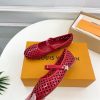 ルイヴィトン 靴 LV パンプス ロミー バレリーナ バレエシューズ 2025 新作 lv303368 レッド N品 ルイヴィトン バレリーナ - 画像 (8)