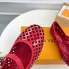 ルイヴィトン 靴 LV パンプス ロミー バレリーナ バレエシューズ 2025 新作 lv303368 レッド N品 ルイヴィトン バレリーナ - 画像 (5)