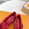 ルイヴィトン 靴 LV パンプス ロミー バレリーナ バレエシューズ 2025 新作 lv303368 レッド N品 ルイヴィトン バレリーナ - 画像 (4)