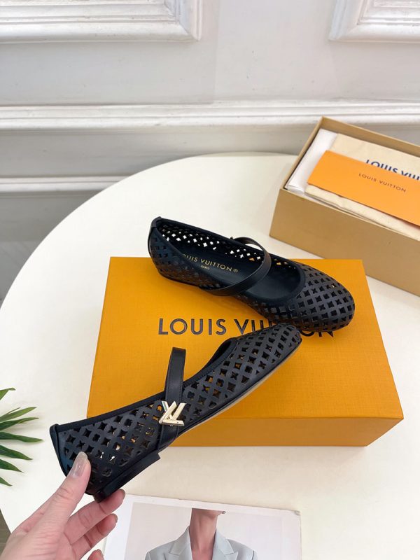 ルイヴィトン 靴 LV パンプス ロミー バレリーナ バレエシューズ 2025 新作 lv303369 ネイビー N品 ルイヴィトン バレリーナ - 画像 (9)