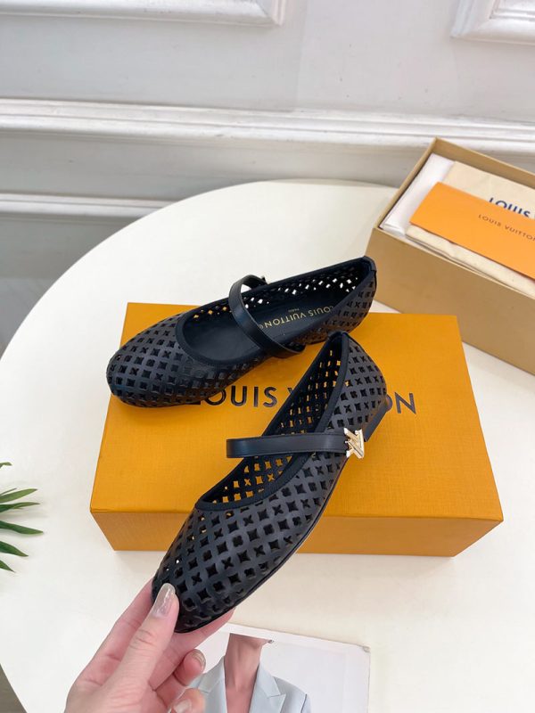 ルイヴィトン 靴 LV パンプス ロミー バレリーナ バレエシューズ 2025 新作 lv303369 ネイビー N品 ルイヴィトン バレリーナ - 画像 (8)