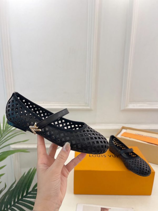 ルイヴィトン 靴 LV パンプス ロミー バレリーナ バレエシューズ 2025 新作 lv303369 ネイビー N品 ルイヴィトン バレリーナ - 画像 (6)
