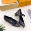 ルイヴィトン 靴 LV メリージェーン パンプス レディース ヒール 5.5cm lv303371 マルチカラー N品 メリージェーン 靴 コーデ - 画像 (6)
