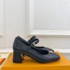 ルイヴィトン 靴 LV メリージェーン パンプス レディース ヒール 5.5cm lv303372 ブラック N品 メリージェーン 靴 コーデ - 画像 (9)