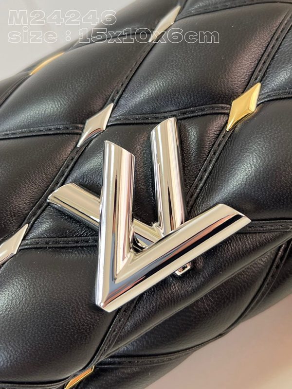 LOUIS VUITTON マルタージュ PICO GO-14 ブラック M24246 ショルダーバッグ ミニバッグ ポシェット 超N品 - 画像 (9)