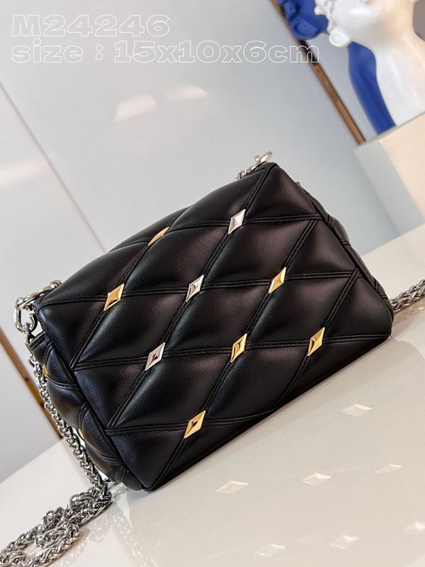 LOUIS VUITTON マルタージュ PICO GO-14 ブラック M24246 ショルダーバッグ ミニバッグ ポシェット 超N品 - 画像 (7)