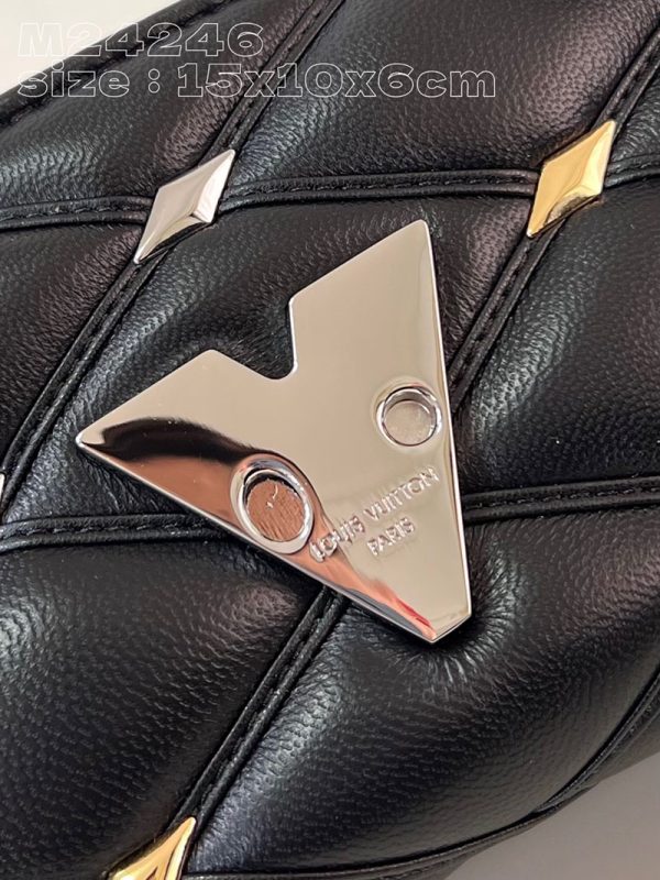 LOUIS VUITTON マルタージュ PICO GO-14 ブラック M24246 ショルダーバッグ ミニバッグ ポシェット 超N品 - 画像 (2)