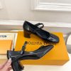 ルイヴィトン 靴 LV メリージェーン パンプス レディース ヒール 5.5cm lv303377 ブラック N品  メリージェーン 靴 ブランド - 画像 (8)