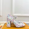 ルイヴィトン 靴 LV メリージェーン パンプス レディース ヒール 9cm lv303378 マルチカラー N品 メリージェーン 流行り いつまで - 画像 (9)
