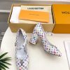 ルイヴィトン 靴 LV メリージェーン パンプス レディース ヒール 9cm lv303378 マルチカラー N品 メリージェーン 流行り いつまで - 画像 (6)