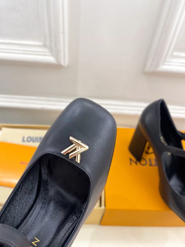 ルイヴィトン 靴 LV メリージェーン パンプス レディース ヒール 9cm lv303380 ブラック N品 ヴィトン 靴 レディース パンプス - 画像 (3)