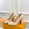 ルイヴィトン 靴 LV メリージェーン パンプス レディース ヒール 9cm lv303382 ベージュ N品 ヴィトン 靴 レディース パンプス - 画像 (8)