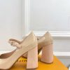 ルイヴィトン 靴 LV メリージェーン パンプス レディース ヒール 9cm lv303382 ベージュ N品 ヴィトン 靴 レディース パンプス - 画像 (3)