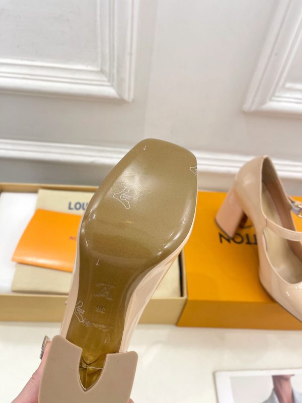 ルイヴィトン 靴 LV メリージェーン パンプス レディース ヒール 9cm lv303382 ベージュ N品 ヴィトン 靴 レディース パンプス - 画像 (2)