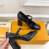 ルイヴィトン 靴 LV メリージェーン パンプス レディース ヒール 9cm lv303385 ブラック N品 ヴィトン 靴 レディース - 画像 (6)