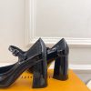 ルイヴィトン 靴 LV メリージェーン パンプス レディース ヒール 9cm lv303385 ブラック N品 ヴィトン 靴 レディース - 画像 (3)