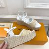 ルイヴィトン 靴 LV サンダル＆エスパドリーユ 2025 新作 レディース靴 lv303392 ホワイト N品 レディース サンダル 人気ブランド - 画像 (7)