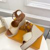 ルイヴィトン 靴 LV サンダル＆エスパドリーユ 2025 新作 レディース靴 lv303394 ブラウン N品 夏 サンダル レディース 歩きやすい - 画像 (6)