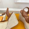 ルイヴィトン 靴 LV サンダル＆エスパドリーユ 2025 新作 レディース靴 lv303394 ブラウン N品 夏 サンダル レディース 歩きやすい - 画像 (3)