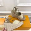 ルイヴィトン 靴 LV サンダル＆エスパドリーユ 2025 新作 レディース靴 lv303395 グレー N品 夏 サンダル レディース 歩きやすい - 画像 (6)