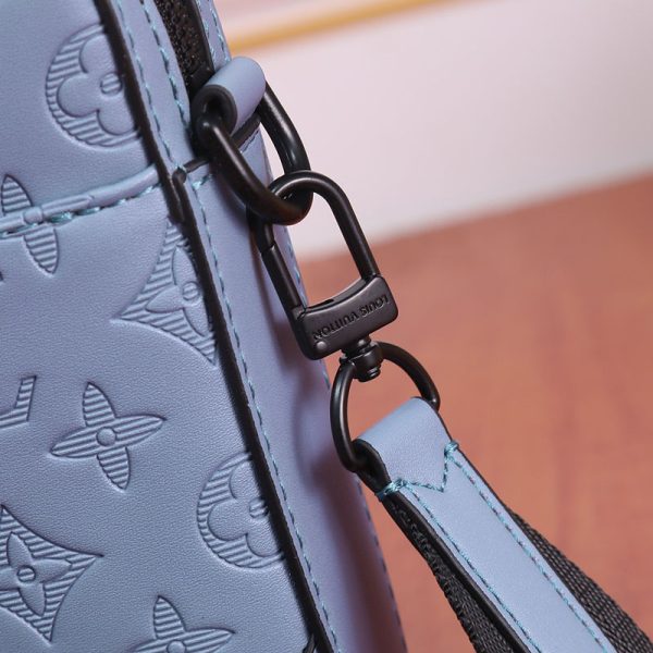 ルイヴィトン モノグラム シャドウ デュオメッセンジャー lv301397 ブルー N品 ルイヴィトン メンズ ショルダーバッグ 人気 - 画像 (4)