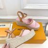 ルイヴィトン 靴 LV サンダル＆エスパドリーユ 2025 新作 レディース靴 lv303398 ピンク N品 夏 サンダル レディース 歩きやすい - 画像 (7)