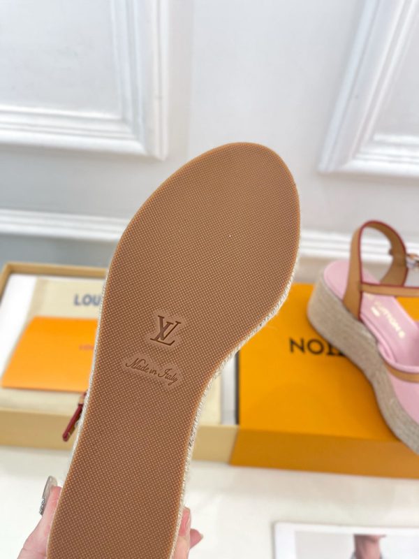 ルイヴィトン 靴 LV サンダル＆エスパドリーユ 2025 新作 レディース靴 lv303398 ピンク N品 夏 サンダル レディース 歩きやすい - 画像 (2)