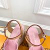 ルイヴィトン 靴 LV サンダル＆エスパドリーユ 2025 新作 レディース靴 lv303401 ピンク N品 レディース サンダルトレンド 2025 - 画像 (4)