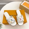 ルイヴィトン 靴 ルイ・ヴィトン x 村上隆コレクション フラットミュール 1AGVW7 ホワイト LV x TM 6AM - 画像 (9)