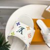 ルイヴィトン 靴 ルイ・ヴィトン x 村上隆コレクション フラットミュール 1AGVW7 ホワイト LV x TM 6AM - 画像 (5)