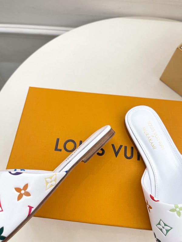 ルイヴィトン 靴 ルイ・ヴィトン x 村上隆コレクション フラットミュール lv303405 ルイヴィトン 村上隆 2025 ポップアップ - 画像 (3)