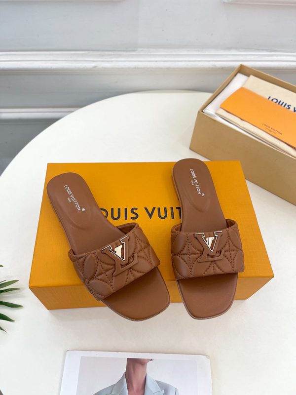 ルイヴィトン 靴 LV マレ ミュール 2025新作 ワインレッド lv303408 N品 ルイヴィトン サンダル レディース 新作 - 画像 (9)