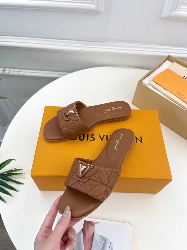 ルイヴィトン 靴 LV マレ ミュール 2025新作 ワインレッド lv303408 N品 ルイヴィトン サンダル レディース 新作 - 画像 (8)